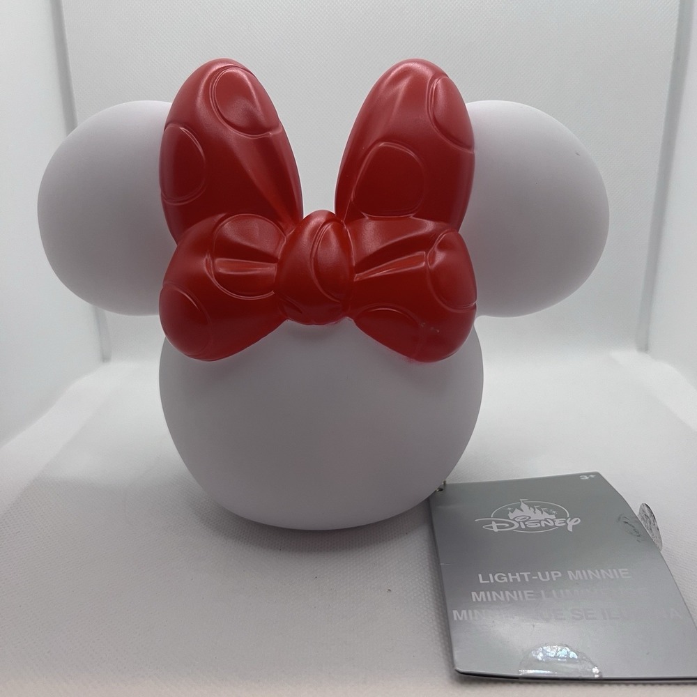 Disney Minnie Mouse 3D Night Light Color Changing Silicone Disney Parks 2024